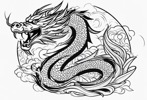 DRAGO GIAPPONESE tattoo idea