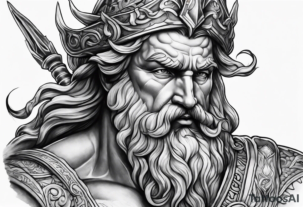Poseidon tattoo idea