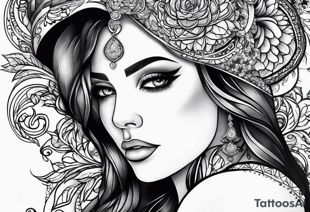 Mothers bond with three daughters tattoo idea Mothers bond with three daughters tattoo idea