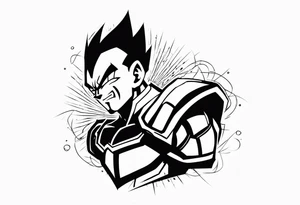 vegeta tattoo idea