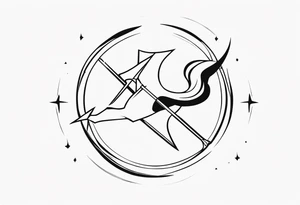 Flash Sagittarius tattoo idea