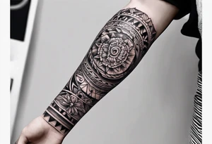 A shoe bill forearm tattoo tattoo idea