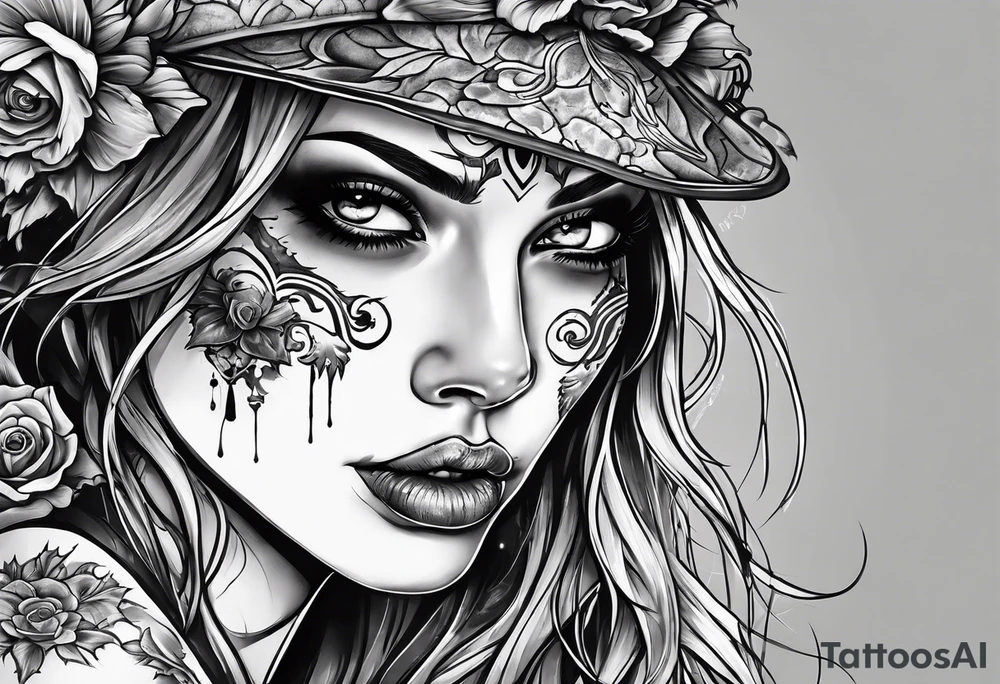Zombie tattoo idea