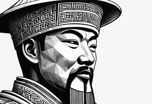 Terracotta Army Soldier who looks with very pride tattoo idea