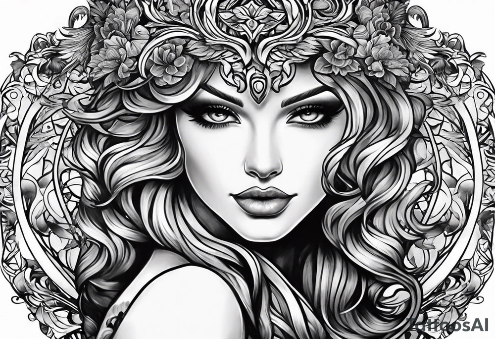 A symbol that emphasizes intelligence, strength and determination. tattoo idea