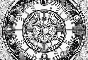 Gallifreyan with Star wars and Lord of the rings tattoo idea