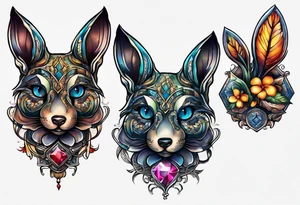 great eared night jar tattoo idea