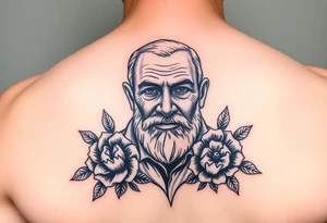 Memorial tattoo for passed away grandpa tattoo idea