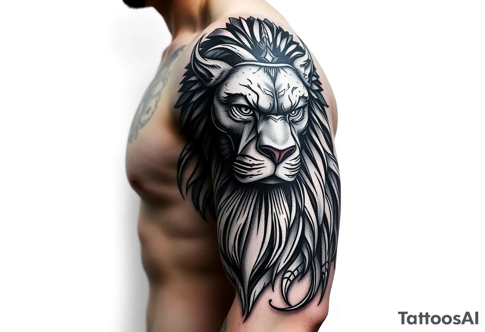 a Jungle King tattoo idea