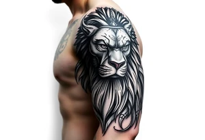 a Jungle King tattoo idea