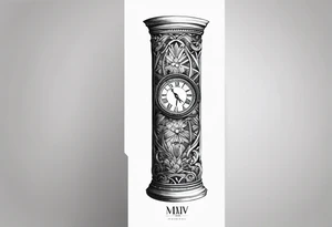 MMIV roman numeral small forearm stylish tattoo tattoo idea