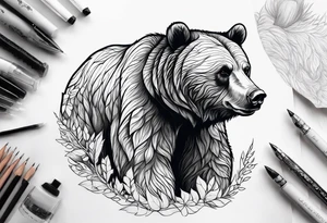Grizzly Bear tattoo idea