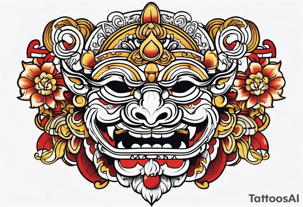Balanise Barong tattoo idea