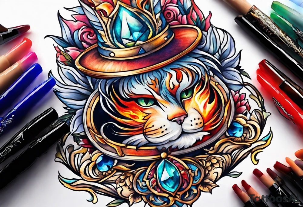 only fire tattoo idea