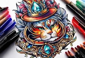 only fire tattoo idea