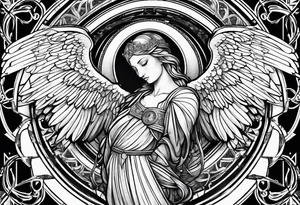 arc angel michael tattoo idea