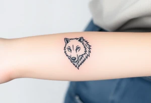 Wolf tattoo idea