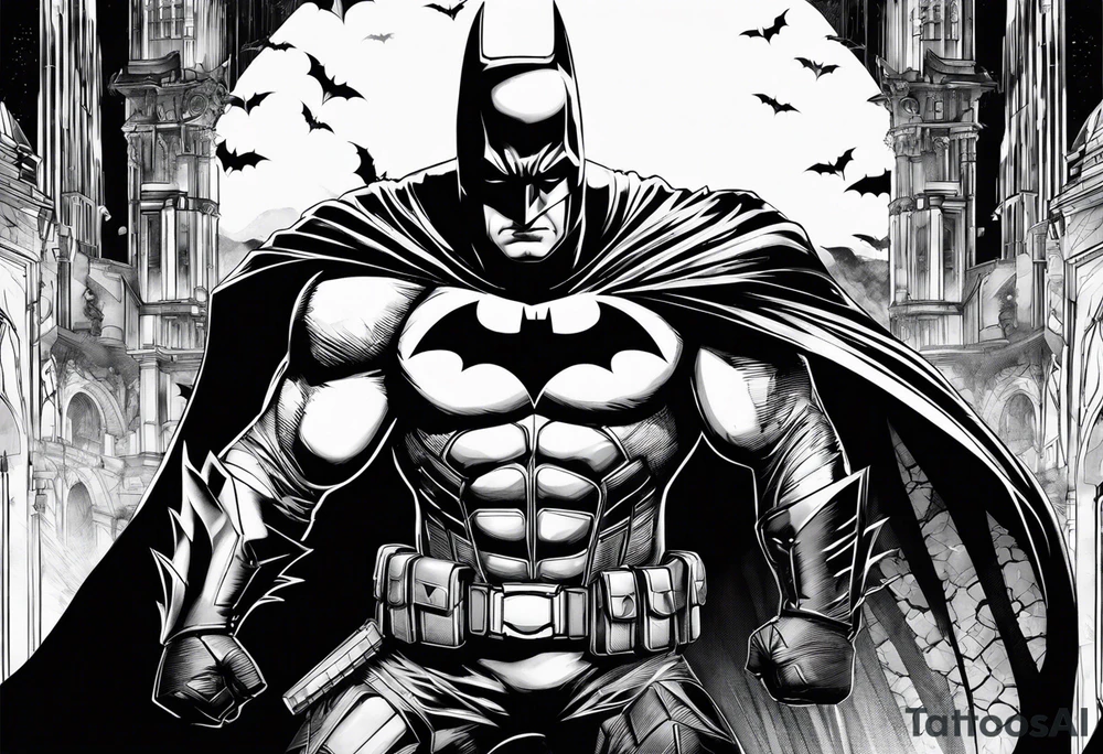 Batman dark knight tattoo idea