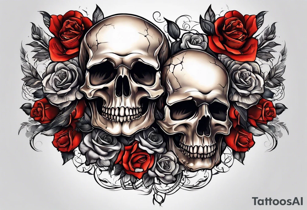 alter of skulls tattoo idea