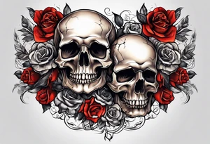 alter of skulls tattoo idea