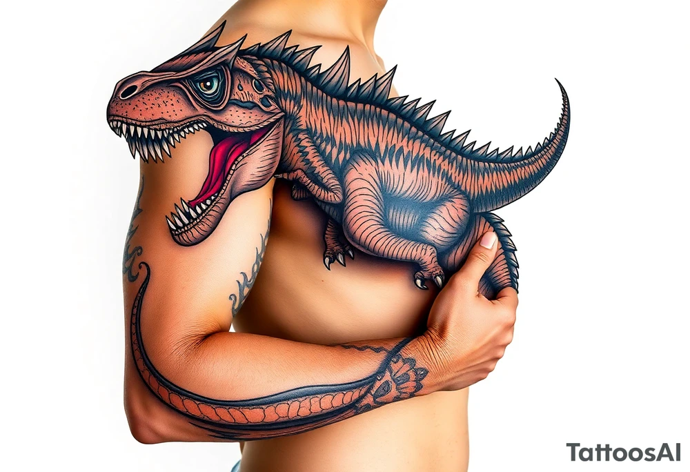 dinosaur tattoo idea