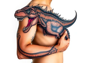 dinosaur tattoo idea