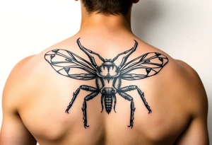 Land of giant bugs tattoo idea