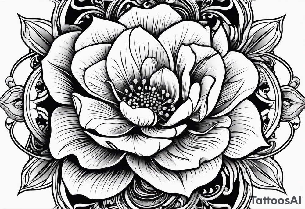 Flowers tattoo idea