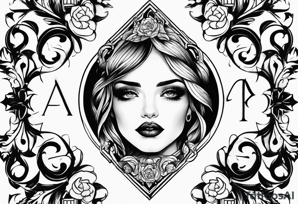 Alexis, in a gothic font tattoo idea