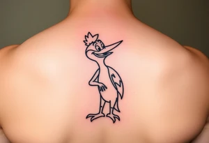 Woody the woodpecker  cartoon tattoo idea