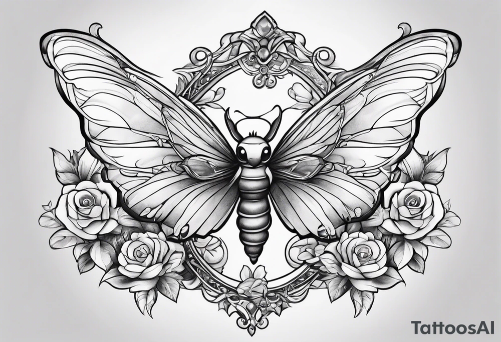stitch fairy tale tattoo idea