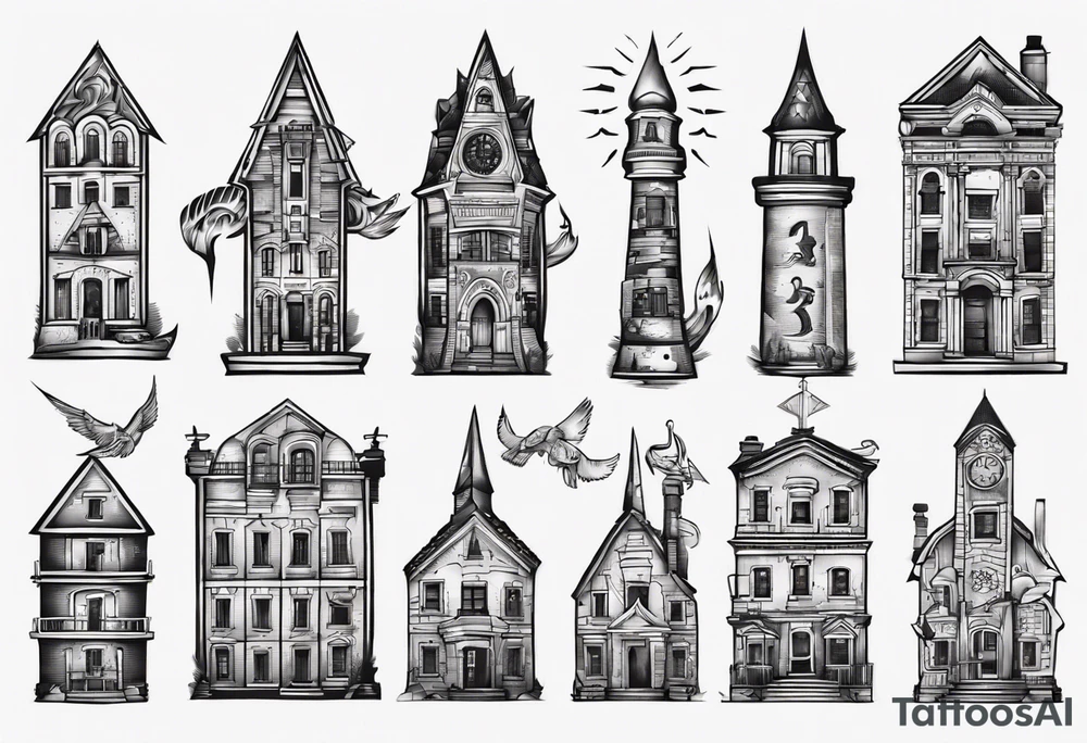 Building tattoo idea