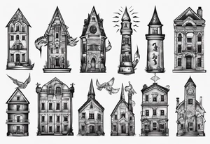 Building tattoo idea