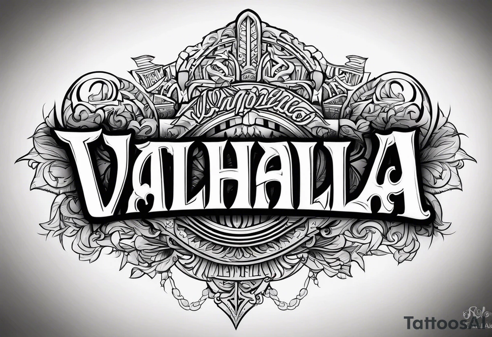 Valhalla tattoo idea