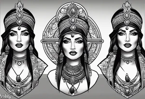 Isis Goddess Tattoo I tattoo idea