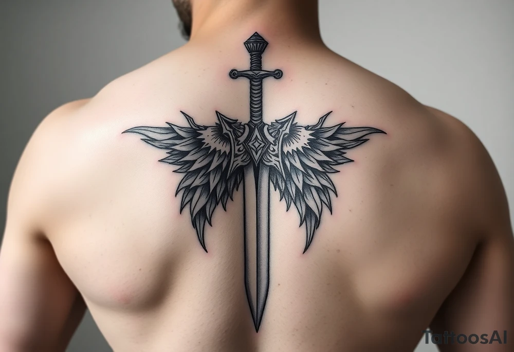 viking warrior,sword tattoo idea