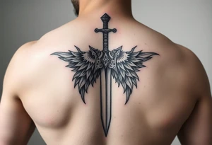 viking warrior,sword tattoo idea