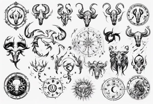RKMSR, Punjab, cancer zodiac sign tattoo idea