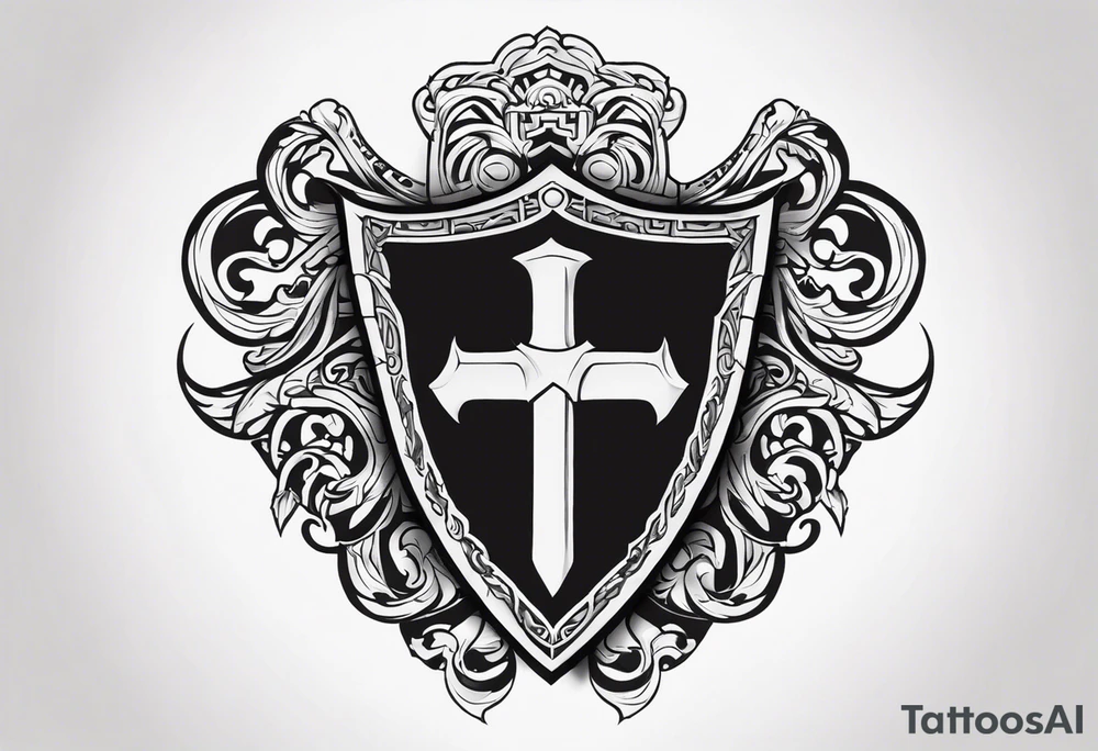 Valhalla shield tattoo idea