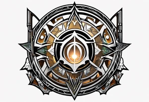 Star Wars Jedi logo tattoo idea