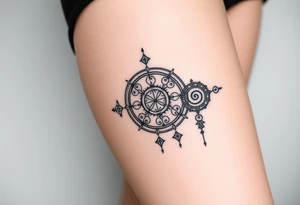 Tarot, the lovers ,witchy, Norse ,runes tattoo idea