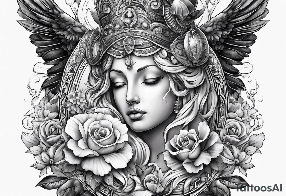 Römische Statue tattoo idea