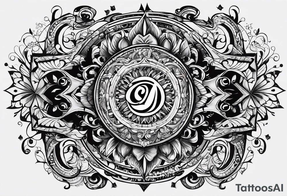 Salut je souhaiterais faire un tatouage avec les lettres MANOU superposé tattoo idea