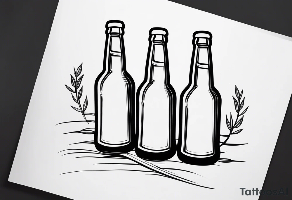 BEER BOOTLE tattoo idea