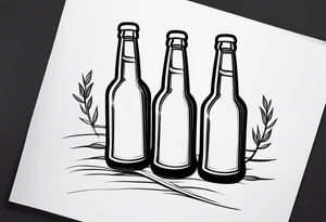 BEER BOOTLE tattoo idea