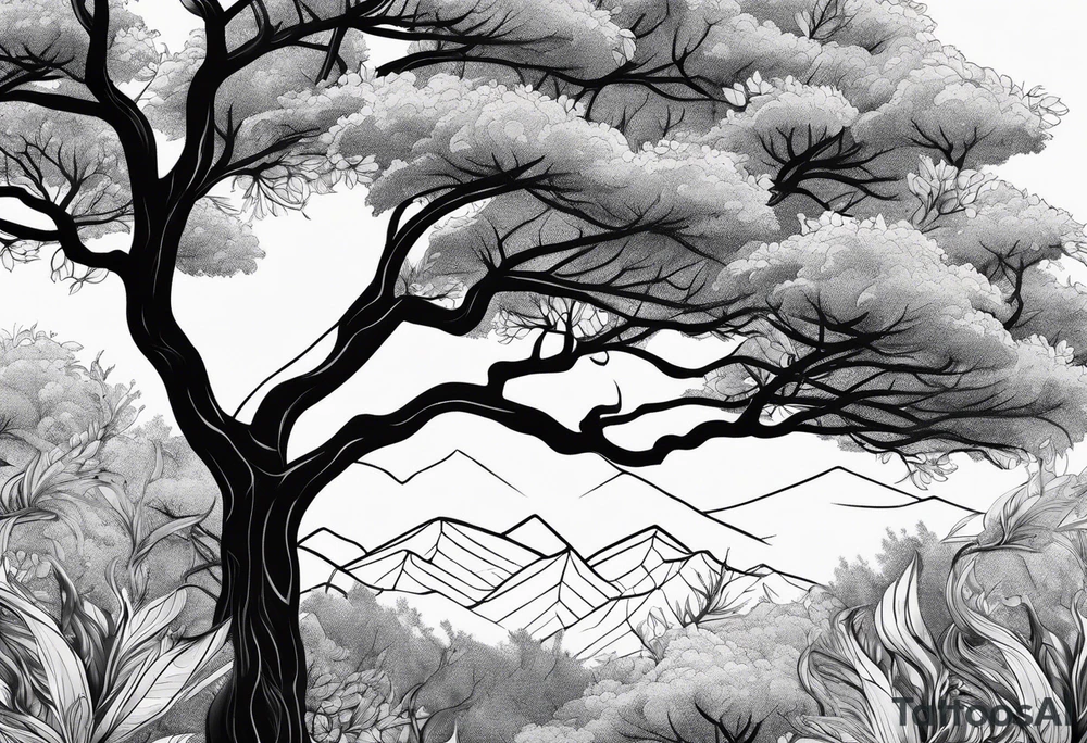 Trees tattoo idea