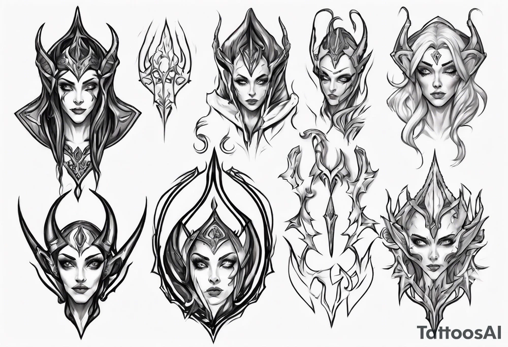 Void elf tattoo idea