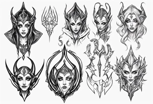Void elf tattoo idea