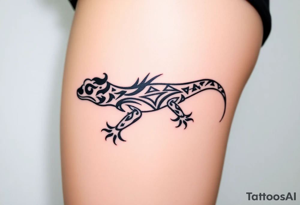 Thats a lizard not an axolotl tattoo idea