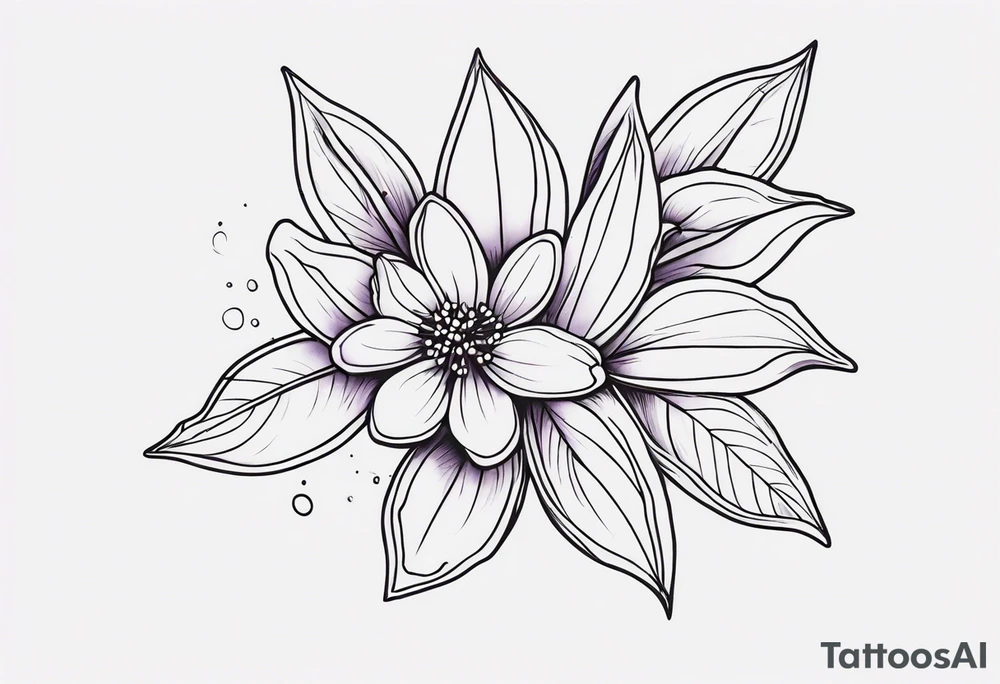 lilac tattoo idea